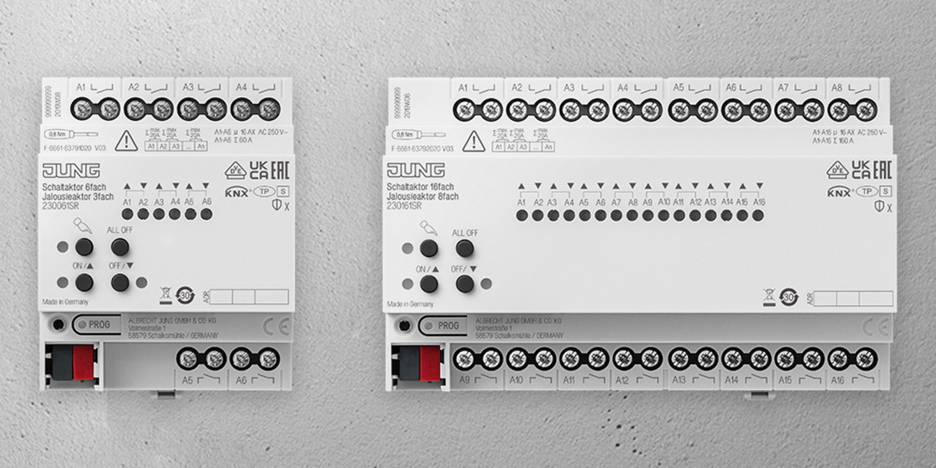 KNX Schalt- und Jalousieaktoren bei DA Elektrobau in Rodgau