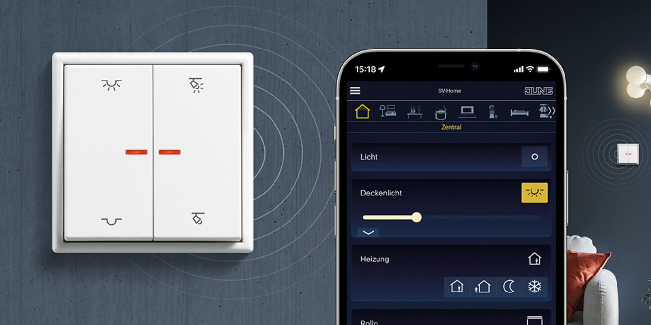 KNX RF Taster bei DA Elektrobau in Rodgau